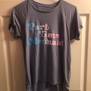 Cute soft T-shirt! Part Time Mermaid